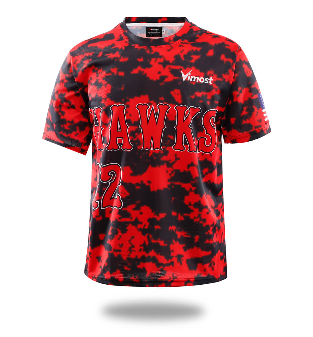HAWKS CAMO DESIGN BASEBALL Tee SHIRTS | Vimost Shop.