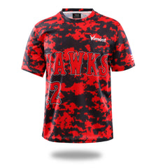 HAWKS CAMO DESIGN BASEBALL Tee SHIRTS | Vimost Shop.
