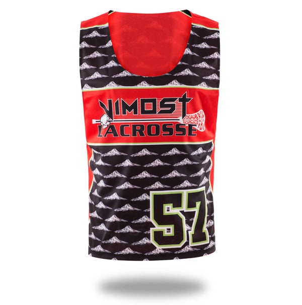 Sublimated Red Hills Design Lax pinnes and Shorts | Vimost Shop.