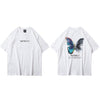 Hip Hop Oversize T Shirt Men Streetwear Harajuku Color Butterfly Tshirt Short Sleeve Cotton Loose HipHop T-Shirt Plus Size | Vimost Shop.