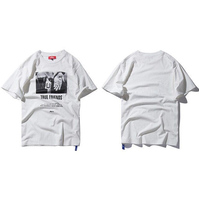 Men Hip Hop T Shirt Streetwear Angry Dog Print Harajuku Tshirt Loose HipHop Oversize T-shirt Long Sleeve Tops Tees Cotton | Vimost Shop.