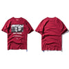 Men Hip Hop T Shirt Streetwear Angry Dog Print Harajuku Tshirt Loose HipHop Oversize T-shirt Long Sleeve Tops Tees Cotton | Vimost Shop.