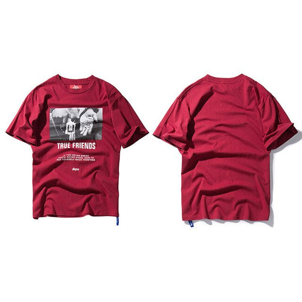 Men Hip Hop T Shirt Streetwear Angry Dog Print Harajuku Tshirt Loose HipHop Oversize T-shirt Long Sleeve Tops Tees Cotton | Vimost Shop.