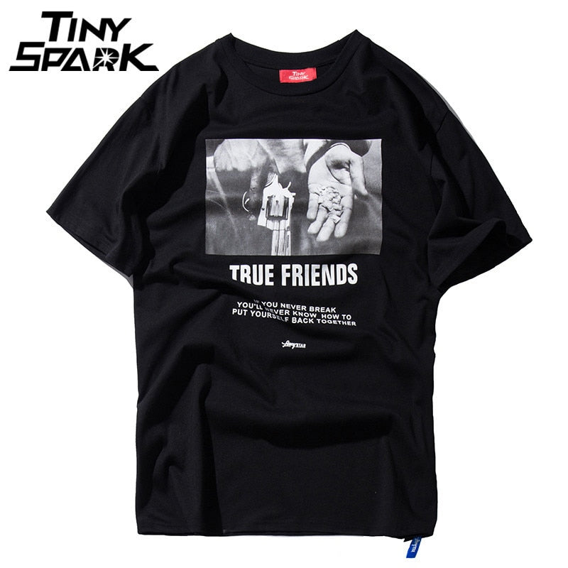 Men Hip Hop T Shirt Streetwear Angry Dog Print Harajuku Tshirt Loose HipHop Oversize T-shirt Long Sleeve Tops Tees Cotton | Vimost Shop.