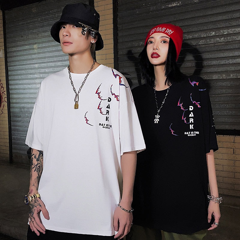 Hip Hop T Shirt Men Streetwear Harajuku Japanese Great Wave Tshirt Short Sleeve Cotton Summer Casual Floral T-Shirt Fashion | Vimost Shop.