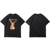 Hip Hop T Shirt Men Streetwear Harajuku Washed Tshirt Reddemption Angel Summer Short Sleeve T-Shirt Cotton Fashion Tops Tee | Vimost Shop.