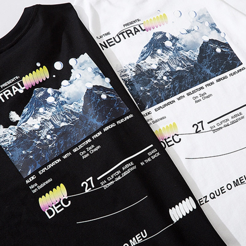 Hip Hop T Shirt Men Streetwear Iceberg Printed Tee Shirt Short Sleeve Cotton Casual T-Shirt Fashion Black Harajuku Tshirt | Vimost Shop.