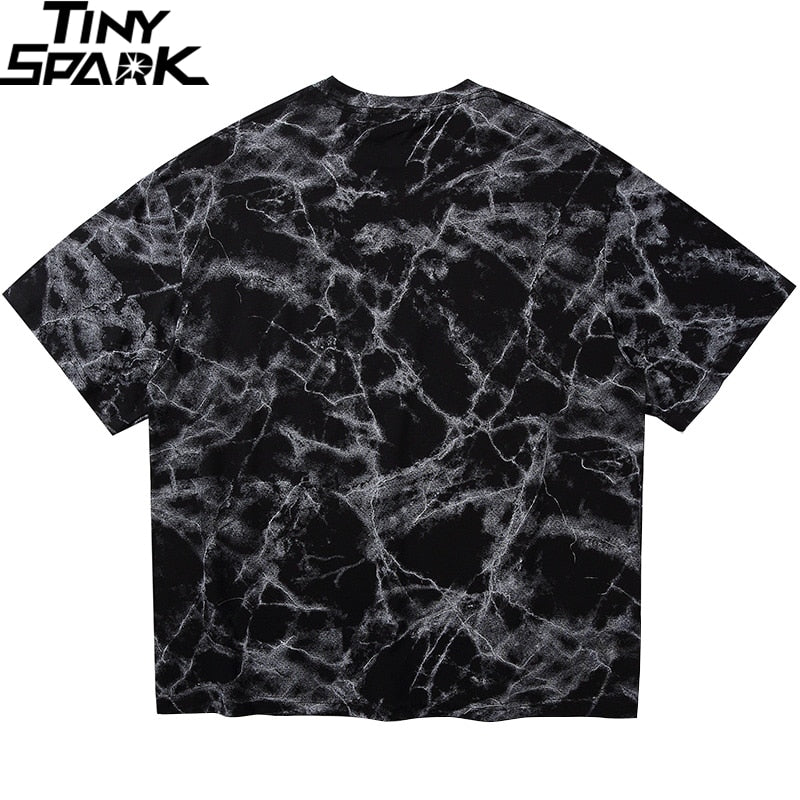 Hip Hop T Shirt Men Streetwear Oversize Dark Style Tshirt Short Sleeve Cotton Loose T-Shirt Summer Clothes Street Wear New | Vimost Shop.