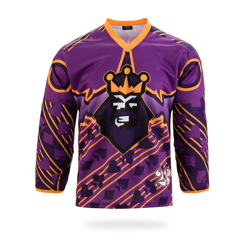 Joke King Design Purple Hockey Shirts | Vimost Shop.