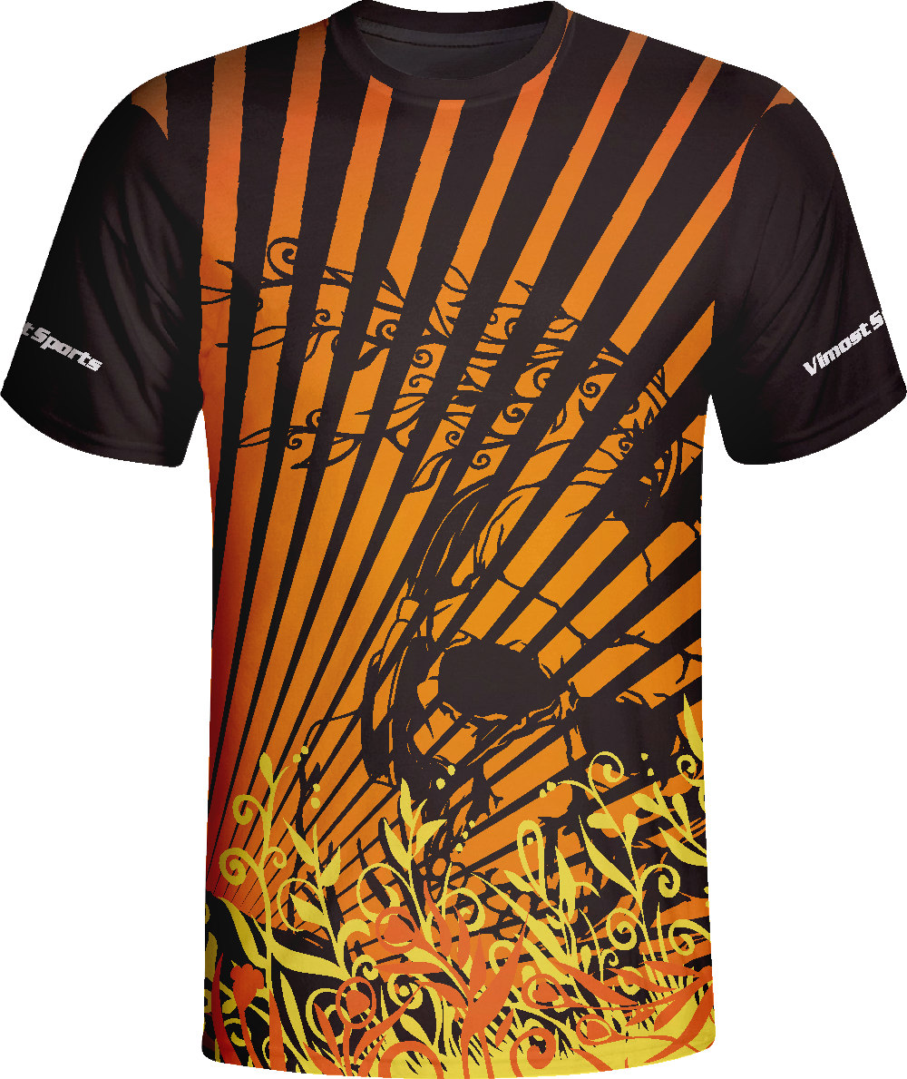 Fashion Design Yellow Sublimation Tshirts | Vimost Shop.