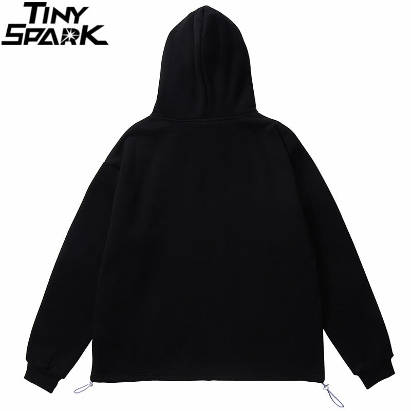 Men Hip Hop Hoodie Sweatshirt Sunflower Harajuku Floral Hoodie Streetwear Casual HipHop Loose Hooded Pullover Winter Autumn | Vimost Shop.