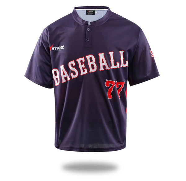 Mens Navy Color Simple Baseball Shirts | Vimost Shop.