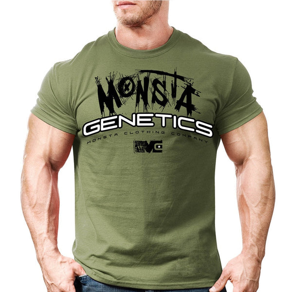 Printed Running T Shirt Men Cotton Sport Gym Shirt Men Fitness Top Workout Clothing Sportswear Jogging Training Sports Tshirt | Vimost Shop.