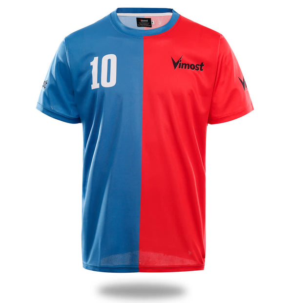 Vimost Sports Red Blue Soccer Shirts | Vimost Shop.