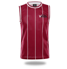Red Stripes Simple Design Basketball Shirts And Shorts