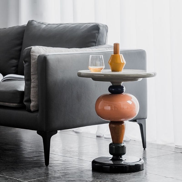 Nordic Creative Side Table Modern Minimalist Sofa Movable Corner Designer Net Red Sugar Gourd Small Coffee Furniture New