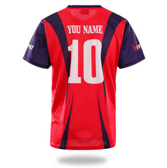 Simple Red Design Soccer Jersey | Vimost Shop.
