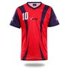 Simple Red Design Soccer Jersey | Vimost Shop.