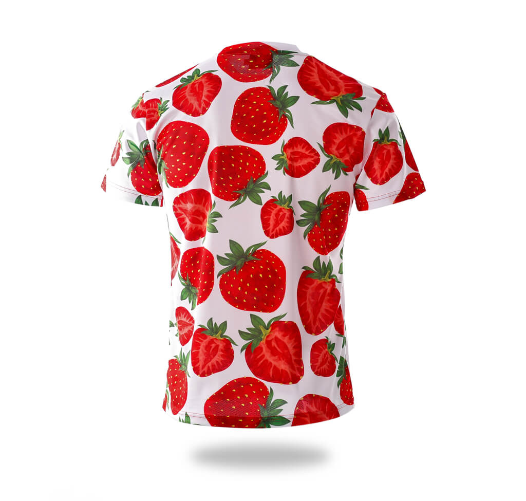 Strawberry pattern Design Tee shirts | Vimost Shop.