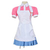 Super Danganronpa 2 Cosplay Mikan Tsumiki Costume Dangan Ronpa Suit Wig Pink Top Skirt Pinafore Woman Dress Princess Girls Shoes | Vimost Shop.