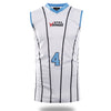 White Stripes Club Design Basketball Shirts and Shorts | Vimost Shop.