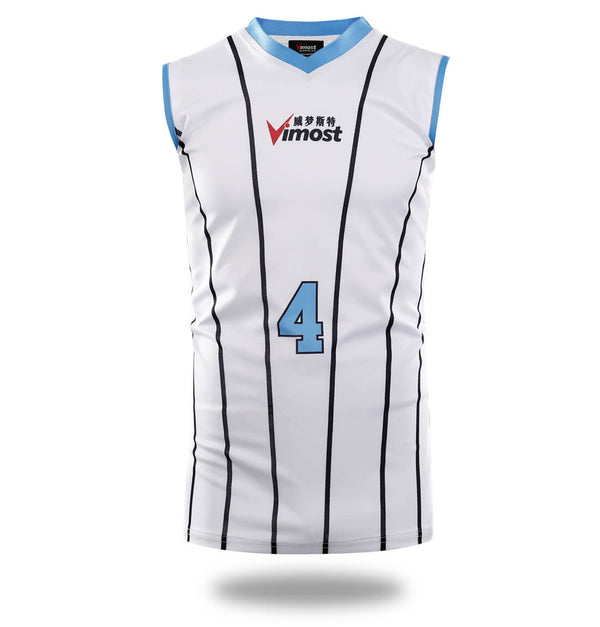 White Stripes Club Design Basketball Shirts and Shorts | Vimost Shop.