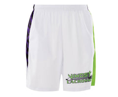 Sublimated White Green Design lacrosse Reversible And Shorts