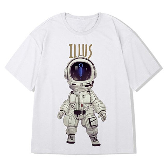 Men Cartoon Print Tees Summer Tshirts Mens Harajuku T Shirts Male hip hop tshirt Oversized Blakc Korean Clothes 5XL | Vimost Shop.