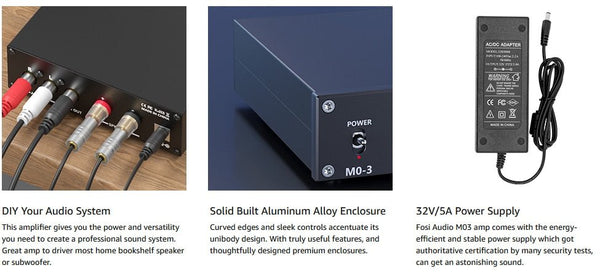 Audio M03 Power Subwoofer Amplifier 300W Mono Audio Amp Digital Hifi Home Amplifier - Vimost Shop