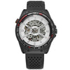 Automatic Mechanical Watch Men Silicone Strap Skeleton Sport Watches for men Fashion Casual 2020 Black Male Clock - Vimost Shop