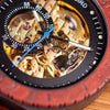 Automatic Mechanical Watches Male Luxury Wooden Men Watch Gift for Dad relogio masculino de luxo Christmas gift - Vimost Shop