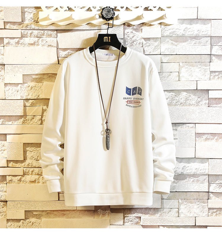 Autumn Funny Sweatshirts Anime Print Hoodies Men Casual Sweatshirt Japanese Hip Hop Streetwear Mens White Fashion Pullovers 5XL - Vimost Shop