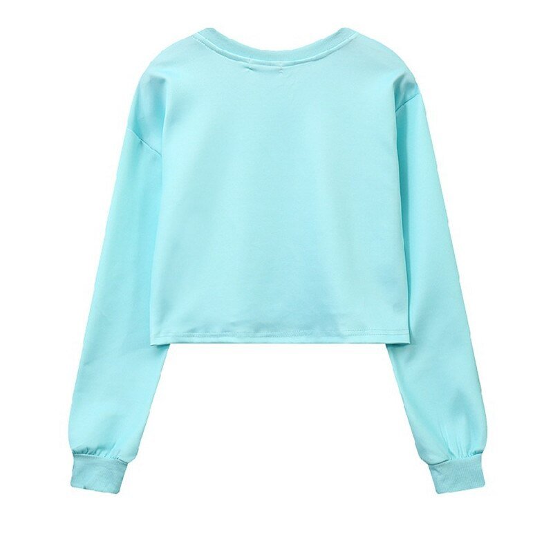 Autumn Harajuku Style Student Loose Blue Sweatshirt - Vimost Shop