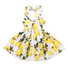 Baby Girls Dress With The Brand Summer Beach Style Floral Print Party Backless Vintage Toddler Kid Clothing - Vimost Shop