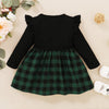Baby Girls Red Plaid Dress Toddler Kids Lovely Party Pleated Dresses Christmas Outfits Fairy Baby Infant Girls Tartan Dress D30 - Vimost Shop