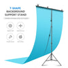 Backdrop Stand T-Shape Background Backdrops Support Kit: Adjustable Tripod Stand; Crossbar for Photo Studio, Photography - Vimost Shop