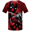 Badass Deadpool T shirt Men Blood T-shirts 3d Red Shirt Print War Anime Clothes Gothic Tshirt Printed - Vimost Shop