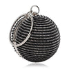 Ball Diamond Tassel Women Party Metal Crystal Clutches Evening Wedding Bag Bridal Shoulder Handbag Wristlets Clutch - Vimost Shop