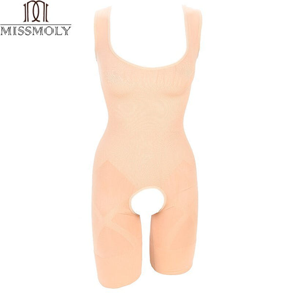 Bamboo Full Body Shaper Magic Tummy Slimming Corset Pulling Underwear Thigh Reducer Modeling Shapewear Butt Lifter - Vimost Shop