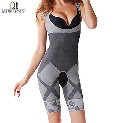 Bamboo Full Body Shaper Magic Tummy Slimming Corset Pulling Underwear Thigh Reducer Modeling Shapewear Butt Lifter - Vimost Shop