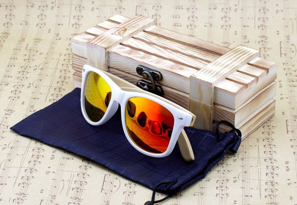 Bamboo Wood Polarized Sunglasses for Men and Women in Wooden Gift box Dropshipping Customized Engraving - Vimost Shop