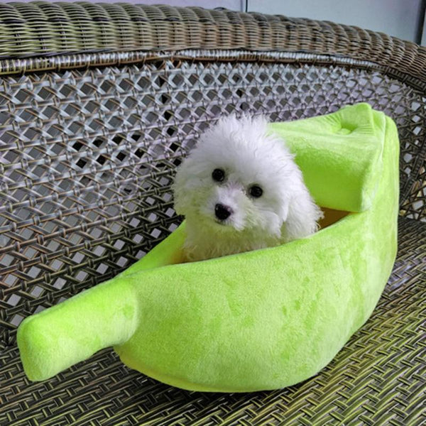 Banana Pet Dog Cat Bed Mat House Puppy Dog Cozy Puppy Kennel Warm Pet Basket Mat Beds Cat House Pet Supplies - Vimost Shop