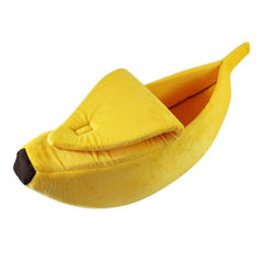 Banana Pet Dog Cat Bed Mat House Puppy Dog Cozy Puppy Kennel Warm Pet Basket Mat Beds Cat House Pet Supplies - Vimost Shop