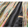 Baseball Jacket Men Colorful Knitted Striped Letter Embroidery Streetwear Men Loose Hip Hop Hipster Bomber Coats Autumn - Vimost Shop