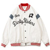 Baseball Jacket Men Star Letter Embroidery Patchwork Bomber Coats Autumn Retro Fashion High Street All-match Streetwear - Vimost Shop