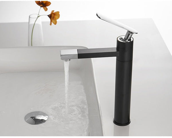 Basin Faucets Brass Bathroom Faucet Vessel Sinks Mixer Vanity Tap Swivel Spout Deck Mounted White Color Washbasin Faucet - Vimost Shop
