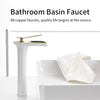 Basin Faucets Modern White Bathroom Faucet Waterfall faucets Single Hole Cold and Hot Water Tap Basin Faucet Mixer - Vimost Shop