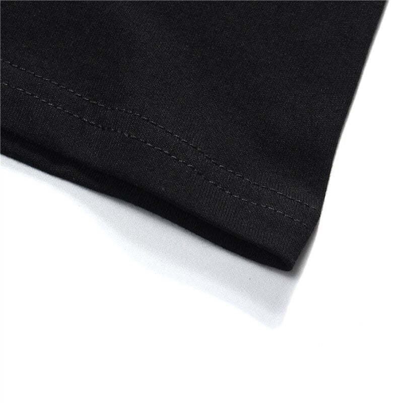 Bat Skull Print T Shirt Men Hip Hop T-Shirts Streetwear Summer Tshirt Short Sleeve Cotton Oversized Gray Tops Tees - Vimost Shop