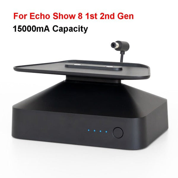 Battery Base for Echo Show 8 Show 5 1st 2nd Gen Amazon Alexa Display 9.5H Play for Show 8 Wireless Charger Adjustable Stand - Vimost Shop