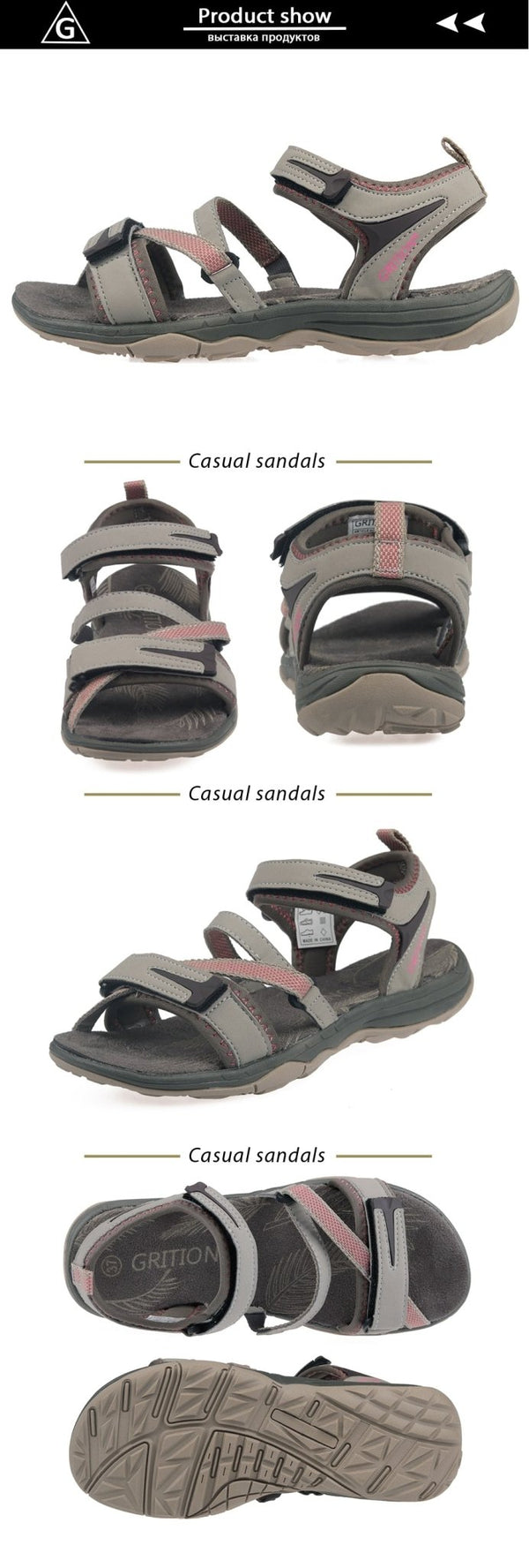 Beach Sandals Women Summer Outdoor Flat Sandals Ladies Open Toe Shoes Lightweight Breathable Walking Hiking Sandals - Vimost Shop